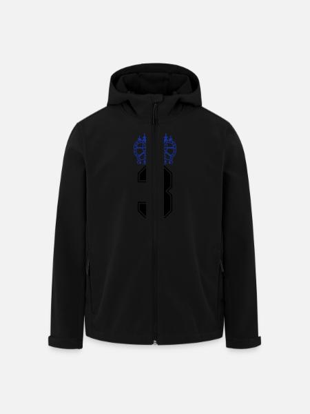 3 krone - Recycelte Männer Softshell-Jacke von Stanley/Stella - Schwarz