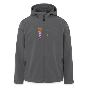 valentine love wins - Recycelte Männer Softshell-Jacke von Stanley/Stella - Schwarz - Vorne - AI Model Male 185 light (185cm)
