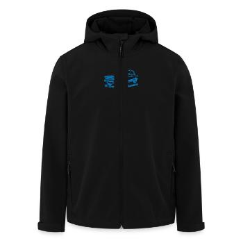 Lada Nova Riva 2105 1500 Signet 2107 - Recycelte Männer Softshell-Jacke von Stanley/Stella - Schwarz - Vorne - AI Model Male 185 light (185cm)