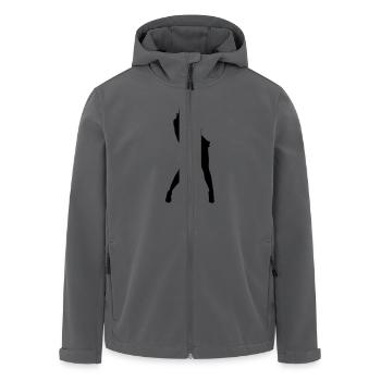 woman - Veste softshell homme en polyester recyclé Stanley/Stella - noir - Devant - AI Model Male 185 light (185cm)