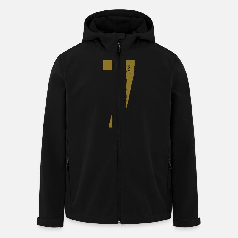 7 - Nummer - Recycelte Männer Softshell-Jacke von Stanley/Stella - Schwarz