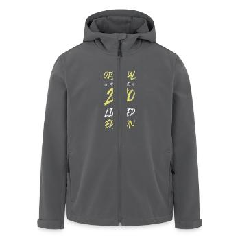 2020 limited edition - Recycelte Männer Softshell-Jacke von Stanley/Stella - Schwarz - Vorne - AI Model Male 185 light (185cm)