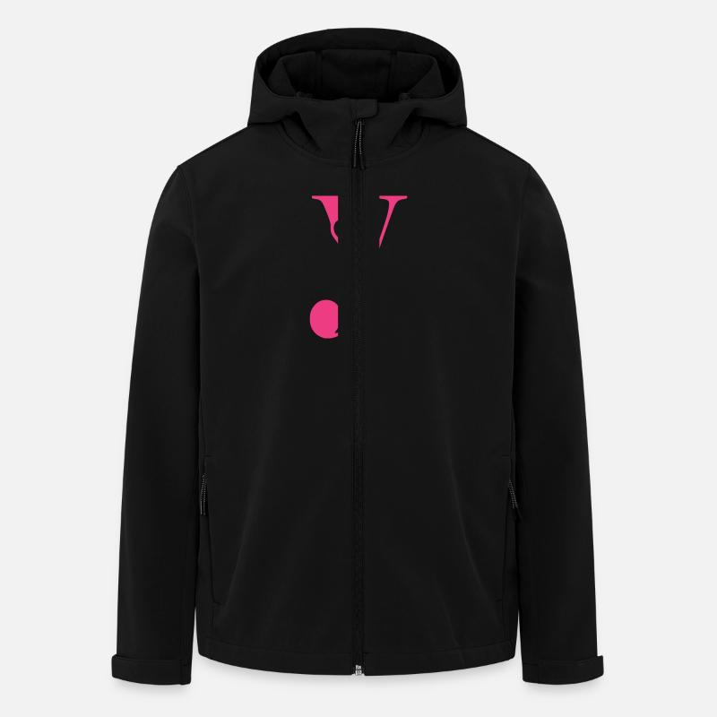 Buchstabe y Anfangsbuchstabe mit Herz - Recycelte Männer Softshell-Jacke von Stanley/Stella - Schwarz