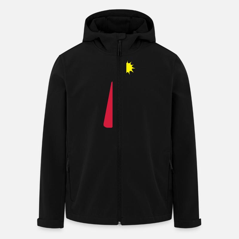 Dynamit Docht Lichter 1206 - Recycelte Männer Softshell-Jacke von Stanley/Stella - Schwarz