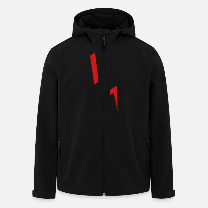 Blitz 1 - Recycelte Männer Softshell-Jacke von Stanley/Stella - Schwarz