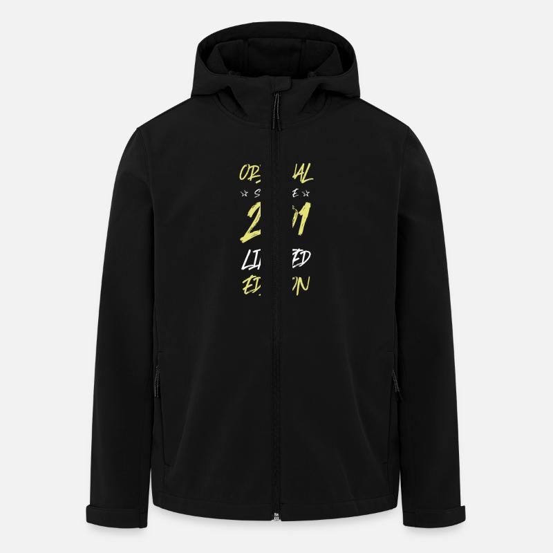 2001 Limited Edition - Men’s Recycled Softshell Jacket by Stanley/Stella - black