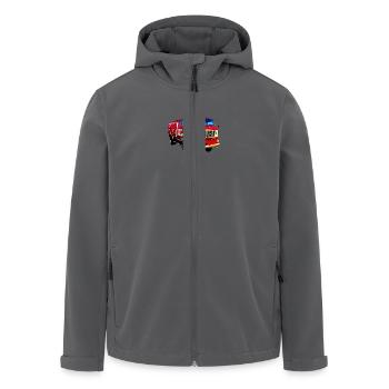 W50 Feuerwehr Spritze IFA - Recycelte Männer Softshell-Jacke von Stanley/Stella - Schwarz - Vorne - AI Model Male 185 light (185cm)