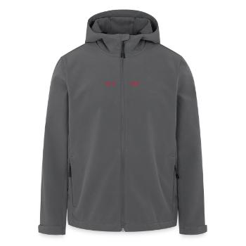 Circuit en Norvège - Veste softshell homme en polyester recyclé Stanley/Stella - noir - Devant - AI Model Male 185 light (185cm)