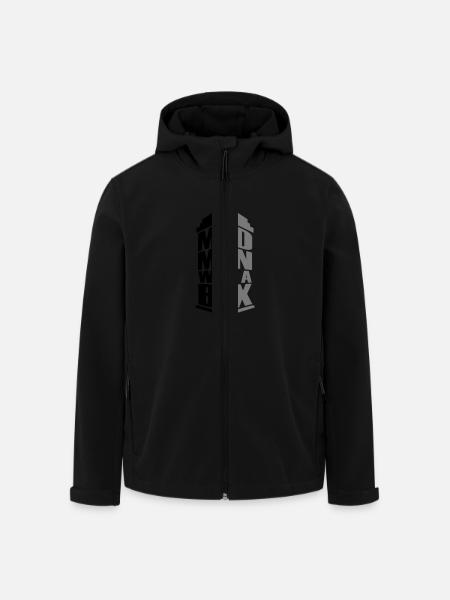 A Mad Man In A Box - Recycelte Männer Softshell-Jacke von Stanley/Stella - Schwarz