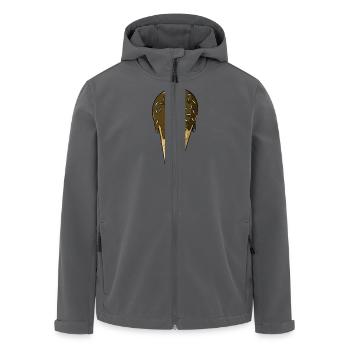 cream | Chocolate Cream with Sprinkles | Icecream - Men’s Recycled Softshell Jacket by Stanley/Stella - black - Front - AI Model Male 185 light (185cm)