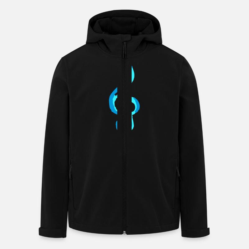 note - Veste softshell homme en polyester recyclé Stanley/Stella - noir