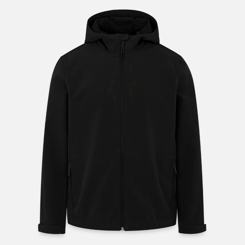 MM5_85 - Recycelte Männer Softshell-Jacke von Stanley/Stella - Schwarz