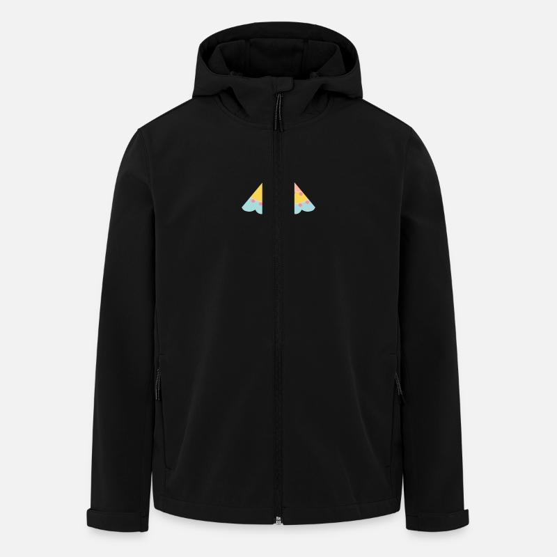 Joyeux sapin de Noël - Veste softshell homme en polyester recyclé Stanley/Stella - noir