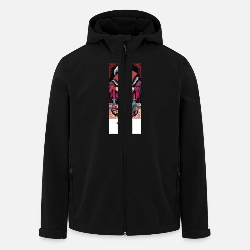 Barman style T-shirt - Men’s Recycled Softshell Jacket by Stanley/Stella - black