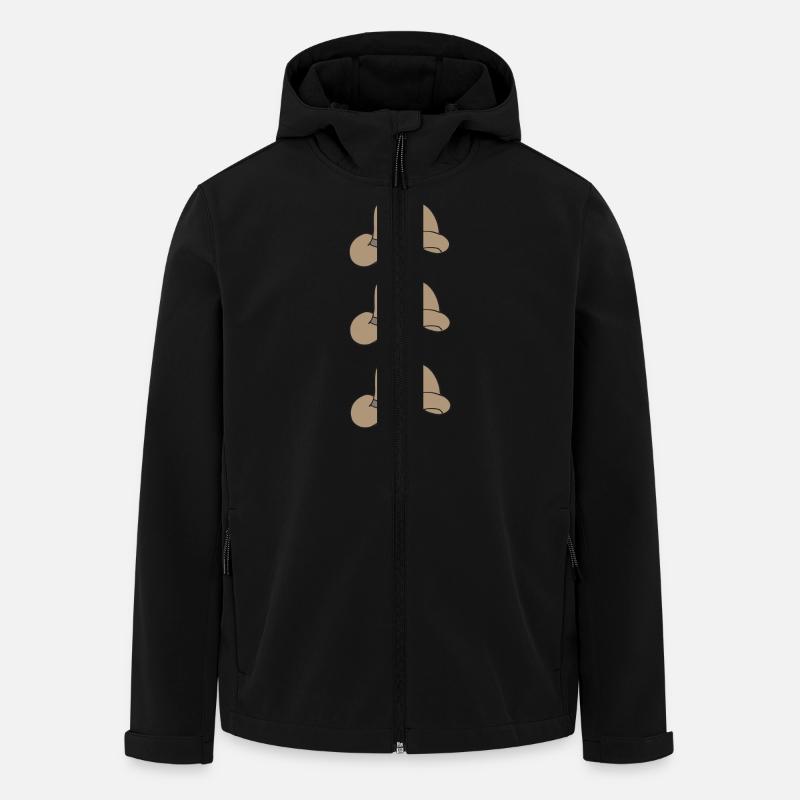 drei huete - Recycelte Männer Softshell-Jacke von Stanley/Stella - Schwarz