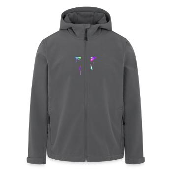 nautic_star_watercolor - Veste softshell homme en polyester recyclé Stanley/Stella - noir - Devant - AI Model Male 185 light (185cm)