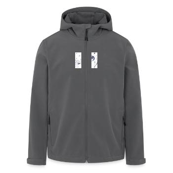 Modern Art - Recycelte Männer Softshell-Jacke von Stanley/Stella - Anthrazit - Vorne - AI Model Male 185 light (185cm)