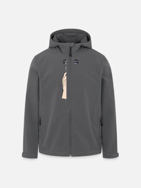 Smoking Hot - Recycelte Männer Softshell-Jacke von Stanley/Stella - Schwarz