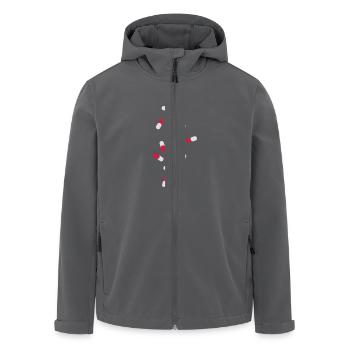 pills - Recycelte Männer Softshell-Jacke von Stanley/Stella - Schwarz - Vorne - AI Model Male 185 light (185cm)