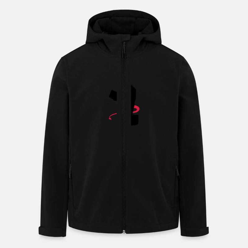 Diable d'affaires - Veste softshell homme en polyester recyclé Stanley/Stella - noir