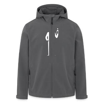 Bräutigam Hochzeit Junggesellenabschied - Recycelte Männer Softshell-Jacke von Stanley/Stella - Schwarz - Vorne - AI Model Male 185 light (185cm)