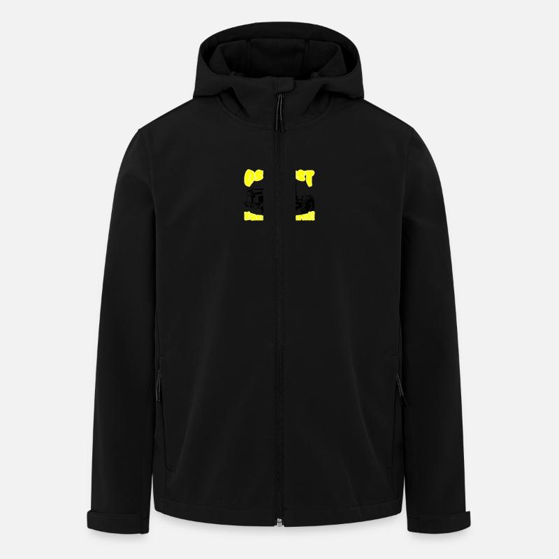 Kirovets K700 K700A Traktor - Recycelte Männer Softshell-Jacke von Stanley/Stella - Schwarz
