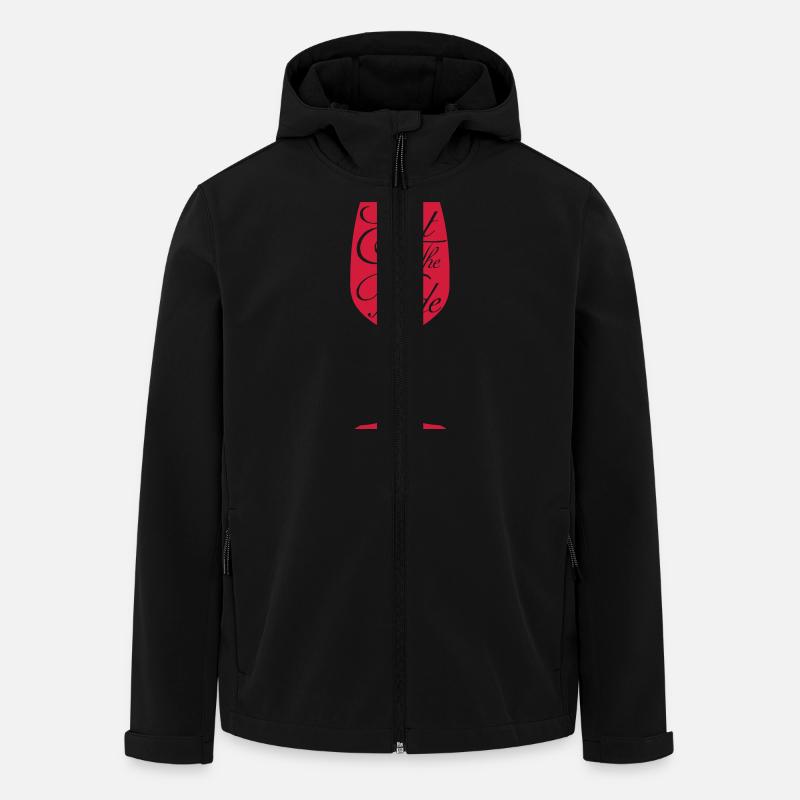 Eat the rude (Hannibal) - Veste softshell homme en polyester recyclé Stanley/Stella - noir