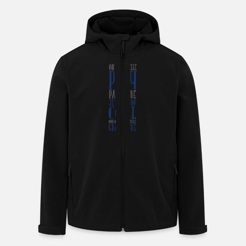 On m’appelle papy parce que je suis trop cool - Veste softshell homme en polyester recyclé Stanley/Stella - noir