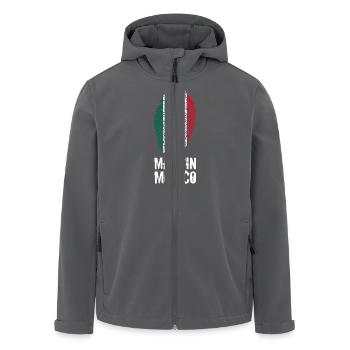 Made In Mexico / Mexiko / México - Recycelte Männer Softshell-Jacke von Stanley/Stella - Anthrazit - Vorne - AI Model Male 185 light (185cm)