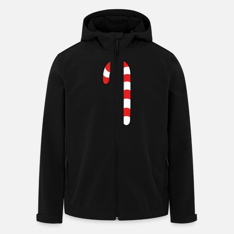 Zuckerstange - Recycelte Männer Softshell-Jacke von Stanley/Stella - Schwarz