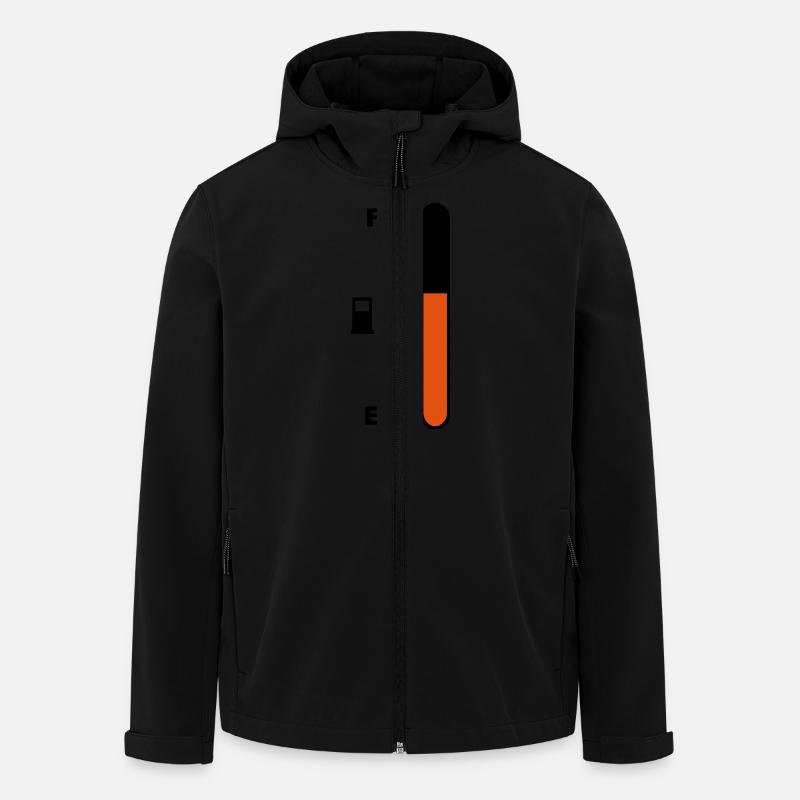 tankanzeige - Recycelte Männer Softshell-Jacke von Stanley/Stella - Schwarz