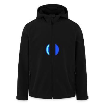Boule de Noël 1 - Veste softshell homme en polyester recyclé Stanley/Stella - noir - Devant - AI Model Male 185 light (185cm)