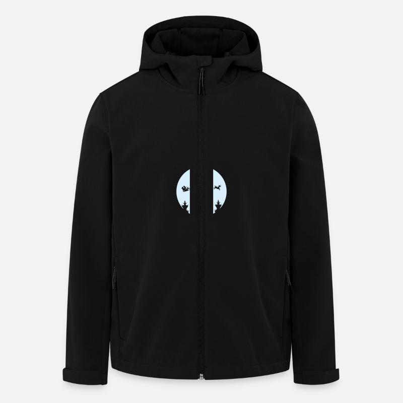 Boule de Noël Noël - Veste softshell homme en polyester recyclé Stanley/Stella - noir