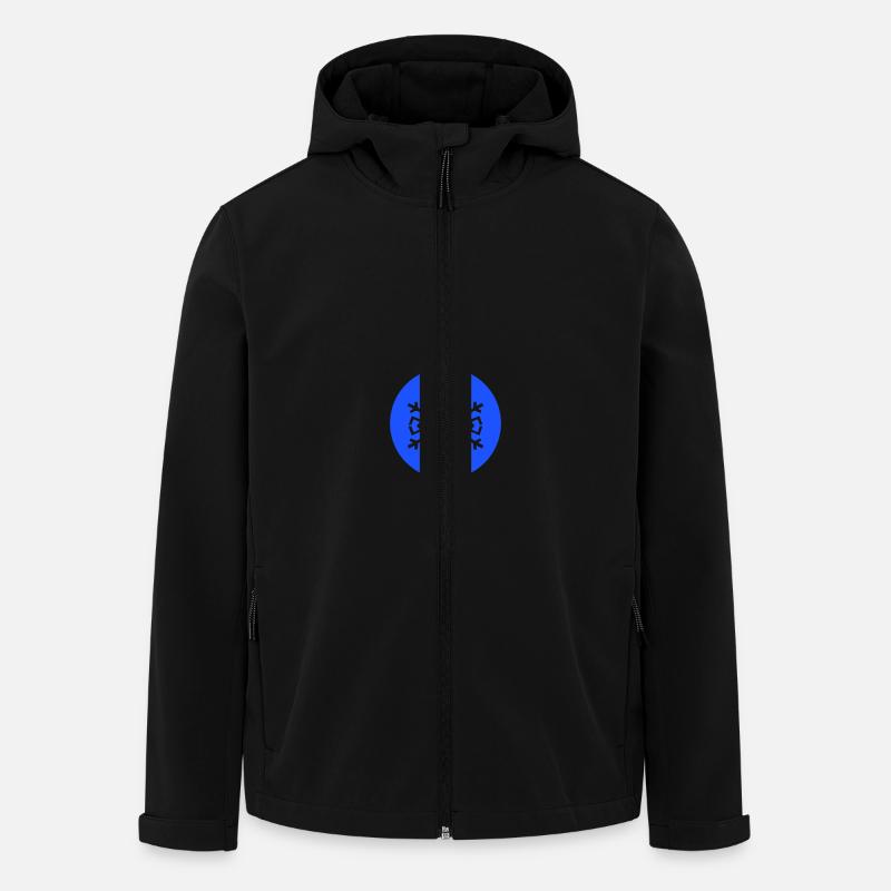 Weihnachtskugel deko - Recycelte Männer Softshell-Jacke von Stanley/Stella - Schwarz