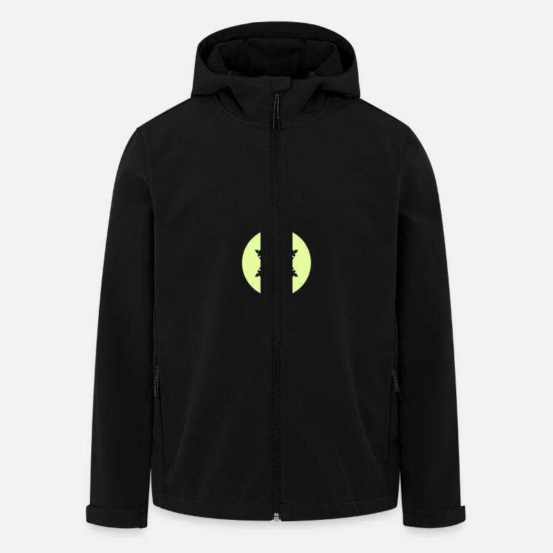 Weihnachtskugel Stern Christmas - Recycelte Männer Softshell-Jacke von Stanley/Stella - Schwarz