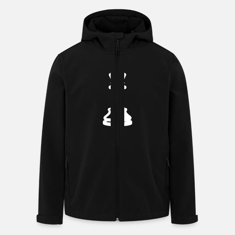 Chess King - Men’s Recycled Softshell Jacket by Stanley/Stella - black