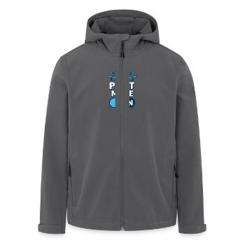 Pilot Mode On – FPV Drohnen-Motiv im Tech-Stil - Recycelte Männer Softshell-Jacke von Stanley/Stella - Schwarz - Vorne - AI Model Male 185 light (185cm)