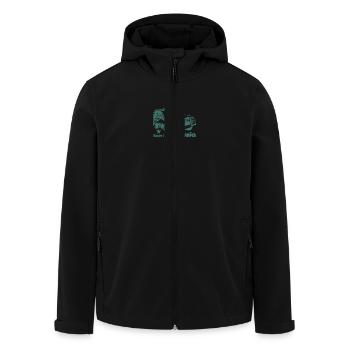 Lada Niva - Recycelte Männer Softshell-Jacke von Stanley/Stella - Schwarz - Vorne - AI Model Male 185 light (185cm)