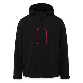 bouteille vide8 bottle - Veste softshell homme en polyester recyclé Stanley/Stella - noir - Devant - AI Model Male 185 light (185cm)