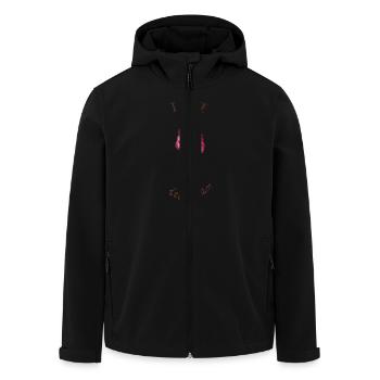 Ice_cream.png - Recycelte Männer Softshell-Jacke von Stanley/Stella - Schwarz - Vorne - AI Model Male 185 light (185cm)