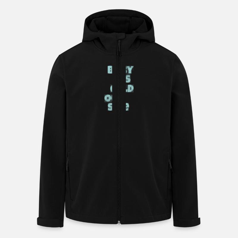 baby its cold - Men’s Recycled Softshell Jacket by Stanley/Stella - black