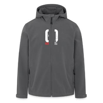 FCKAFD Go To Hell - Men’s Recycled Softshell Jacket by Stanley/Stella - black - Front - AI Model Male 185 light (185cm)