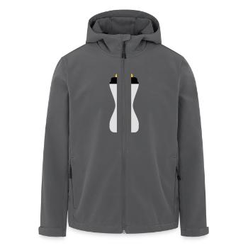 Baby bottles - Men’s Recycled Softshell Jacket by Stanley/Stella - anthracite - Front - AI Model Male 185 light (185cm)