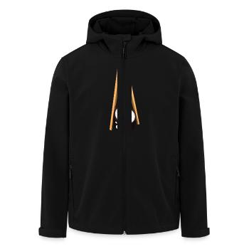sushi - Recycelte Männer Softshell-Jacke von Stanley/Stella - Schwarz - Vorne - AI Model Male 185 light (185cm)