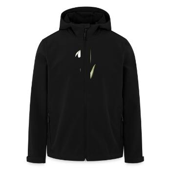 petits perce-neige - Veste softshell homme en polyester recyclé Stanley/Stella - noir - Devant - AI Model Male 185 light (185cm)