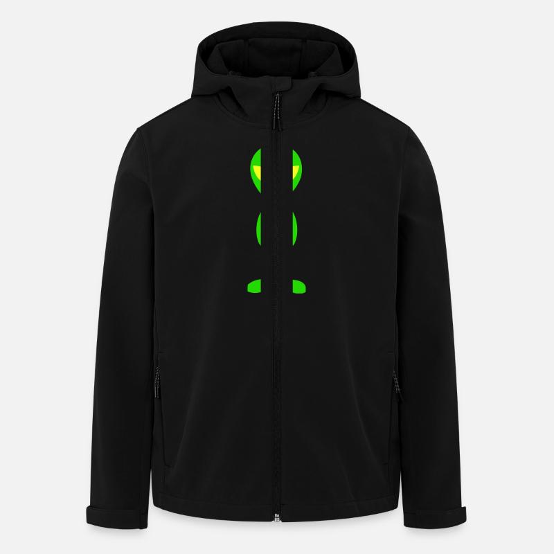Alien - Recycelte Männer Softshell-Jacke von Stanley/Stella - Schwarz