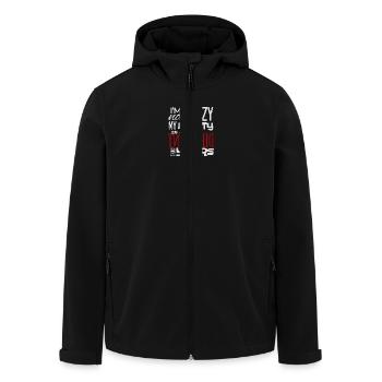 Ma réalité est juste différente - Déclaration folle et amusante - Veste softshell homme en polyester recyclé Stanley/Stella - noir - Devant - AI Model Male 185 light (185cm)
