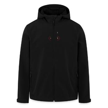 Velo -Bordeaux - Veste softshell homme en polyester recyclé Stanley/Stella - noir - Devant - AI Model Male 185 light (185cm)