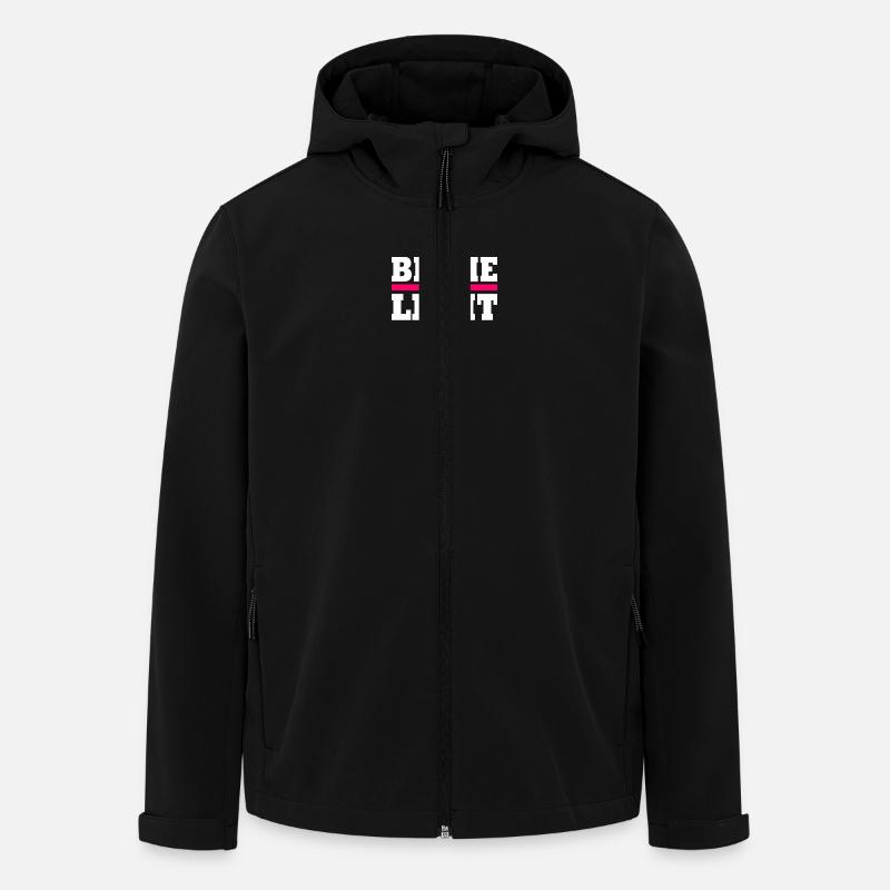 Be the light - Men’s Recycled Softshell Jacket by Stanley/Stella - black