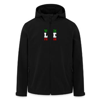 Women life freedom iran - Recycelte Männer Softshell-Jacke von Stanley/Stella - Schwarz - Vorne - AI Model Male 185 light (185cm)